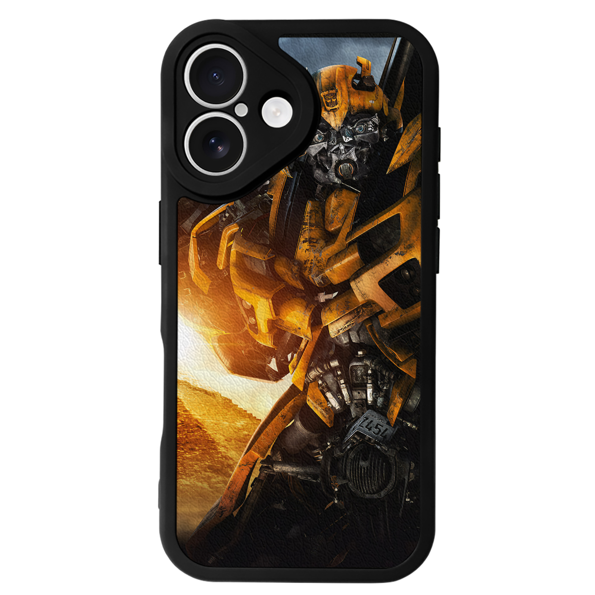 （画像用） Transformers トランスフォーマー 【iPhone 16シリーズ対応】シリコンスマホケース（レザー調） 材質：シリコン